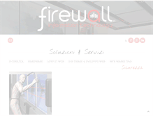 Tablet Screenshot of firewallsrl.com